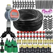 LOT Garden Micro Drip Irrigation Automatic Watering System Kit Timer Controller