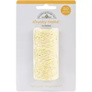 Doodlebug Monochromatic Chunky Twine 20yd Bumblebee