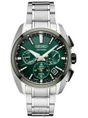 Seiko Astron 42.7 mm Green Dial Titanium Watch SSH071