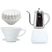 NEW Kalita 185 Wave Set INC Kalita Kettle, Wave, Filters and Aciaia Pearl