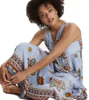 66. Odd Molly Cruising Around Long Tiered Dress XS $269 Sundance Catalog