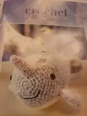 Norbert The Narwhal Toy Crochet Society 3- Skeins Instructions