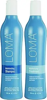 (350ml) - Loma Hair Care Moisturising Shampoo Moisturising Treatment Duo