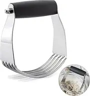 Stainless Steel Pastry Cutter and Dough Blender Set - Professional Kitchen Flour Mixer Tool for Baking, Pie Crust, Bread, with Comfort Grip Handle