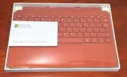 Brand New Microsoft Surface Go Signature Type Cover Red French KCM-00085