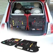 Car Cargo Net Trunk Hanging Back Seat Storage Organizer Bag for Fiat 500