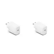 2PK Cygnett PowerPlus 20W USBC Wall Apple iPhone Fast Travel Charger Adapter WHT