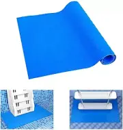 16" x 36" Pool Ladder Mat-Large Swimming Pool Step Mat with Non-Slip Stripe