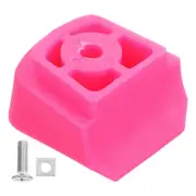 Universal Skate Brake Block For Kids Roller Skates Inline Skates Brake Pads Non-Slip Rubber Brake Stopper for Children'S Skate Safety Pink 4.50X4.2...
