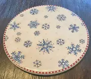 DEBBIE MUMM SAKURA ~SNOWFLAKES~ROUND 9 1/2”TRIVET