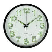 305mm Luminous Wall Clock Glow In The Dark Silent Quartz Indoor Home Modern Clock