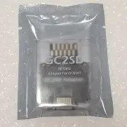 GC2SD Micro SD Card Adapter TF Card Reader for Gamecube/Wii -FAST US SHIP -CLEAR