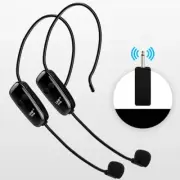 UHF Wireless Microphone Rechargeable Headset Mic System For Professional Use