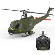 Eachine E190 PRO UH-1 2.4G 6CH 3D6G 1:34 Scale Huey Dual Brushless Motor Flybarless RC Helicopter Compatible with FUTABA