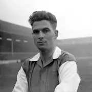 Gordon Smith Hibernian 1952 Soccer Historic Old Photo