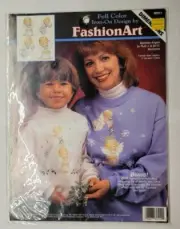 Dimensions Fashionart 5" Iron On Design 80511 Mistletoe Angels