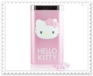 小花花日本精品♥Hello Kitty 行動電源 充電器 LED手電筒 附收納袋 7800mAh 粉 21061103