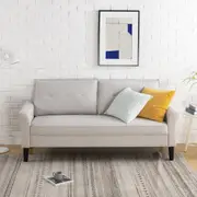 Zinus 3-Seater King Sofa – Chill in Style with Light Grey Comfort