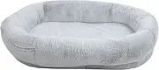 Human Dog Bed for Adults, Kids and Pet, Soft Plush Long Human Size Dog Bed with Removable Washable Cover, Nap and Floor Bed Napping Orthopedic Dog Bed (100 * 70 * 30CM)