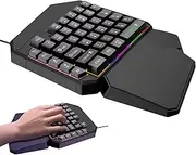 Portable Game Keypad, Mobile Phones Game Keyboard, Programmable Mobile Game Keypad - Portable Ergonomic Game Controller for PC, Professional Plug and Play Game Keyboard for Gamers