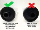 Front Roller End Cap for Scott Bonnar/Rover Cylinder Mower CNC Acetal 70mm Tube