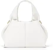 [JQWYGB] Cloud Pouch Bag Dumpling Clutch Purse Handbag Leather Tote Shoulder Bag Retro Crossbody bag with Removable Strap