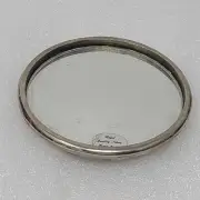 Vintage Regal Quality Silver Purse Mirror Round Small
