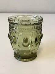 Richland Vintage Green Glass Candle Holder