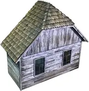 Yunhgft Home Construction Model Architecture Model 1:35 Accessory of an Unfinished Gift for Non -Painted DIY Wooden Wood for