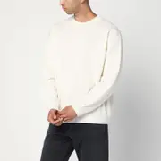 [Roberto Collina] White sweater in wool and cashmere 50 IT White