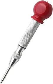 Spring Loaded Center Punch - Spring Loaded Metal Centering Tool | Heavy Duty Woodworking Supply Breaker for Home, Studio, Workshop, Factory