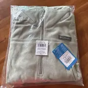 Columbia Women’s L, Lake Aloha Half Zip Fleece Top, NIP, Sage Color
