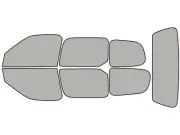 Rtint for Nissan Quest 1999-2003 Precut Window Tint Kit (20% Film VLT) (for: Nissan)