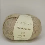 Rowan Yarn Rowan Chunky Print Wool 100g Merino Wool Beige Yarn