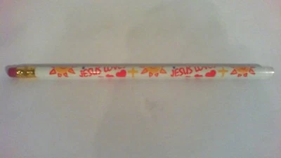 vintage lead pencil ( Jesus Loves Me ) 1 - each ( new ) see pictures