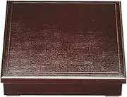 [A] 8.5 cun new weft Shokado reservoir in black paint [25.6 x 25.6 x 6.3cm 630g] [Echizen lacquerware] | restaurant inn Japanese unit eateries for fashionable tableware business