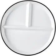 BESTOYARD Ceramic Divided Plate for Adults Multifunctional Food Dessert Plate Stylish Tableware for Parties Gatherings and Daily Use Microwave Safe