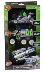 Space Maxx Mini Space Vehicles - 3pk - Factory Sealed!