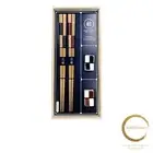 New Kawaii Chopsticks Paulownia Box Gift Checkered Mikoto Chopsticks Rest