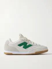 [New Balance] New Balance - Rc42 Suede-trimmed Leather Sneakers - Cream - US5 US5 Cream