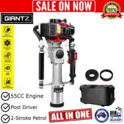 GIANTZ Petrol Post Hole Driver 55CC 2-Stroke Power Pile Star Picket Rammer New
