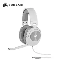 在飛比找PChome24h購物優惠-CORSAIR HS55 SURROUND White電競耳