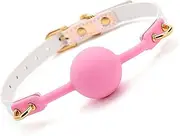 DFsucces SM Mouth Balls Sexy Toys Mouth Leather Restraints Ball Mouth Plug Silicone Bondage Ball Gag for Sex, BDSM Restraints Toys Sex Gag Muzzles