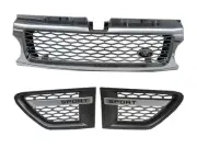 Range Rover Sport L320 10-13 BLACK Logo GRILLE W/S Side Grille V3 for LAND ROVER