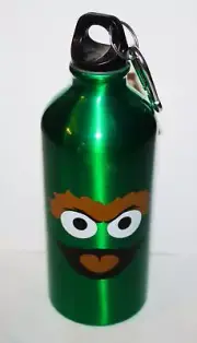 Sesame Street Oscar the Grouch Have A Rotten Day Back Pack Travel Water Bottle