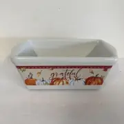 Royal Norfolk Harvest-Themed Mini Loaf Pan, 5-in.