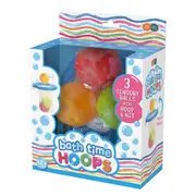Bath Time Hoops Sensory Squirt Balls w/ Hoop/Net Kids/Children Fun Play Toy 12m+