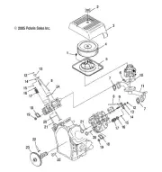 Polaris Exhaust Valve, Genuine OEM Part 3089500, Qty 1