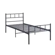 Foret Bed Frame Metal Single Size Mattress Base Steel Bedroom Base Platform