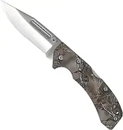 ACCUSHARP Lockback Knife, Folding Pocket Knife with Allen Wrench, Lightweight Stainless Steel Sport Knife for Hunting, Fishing, Camping & Outdoor Use, Camo